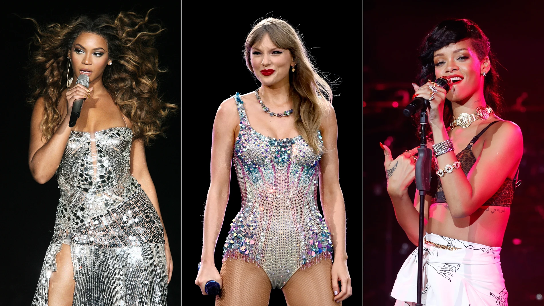 Beyoncé, Taylor Swift y Rihanna Beyoncé, Taylor Swift y Rihanna