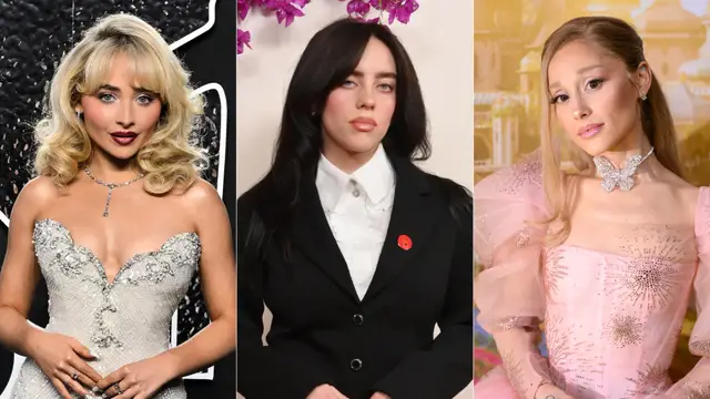 Sabrina Carpenter, Billie Eilish y Ariana Grande
