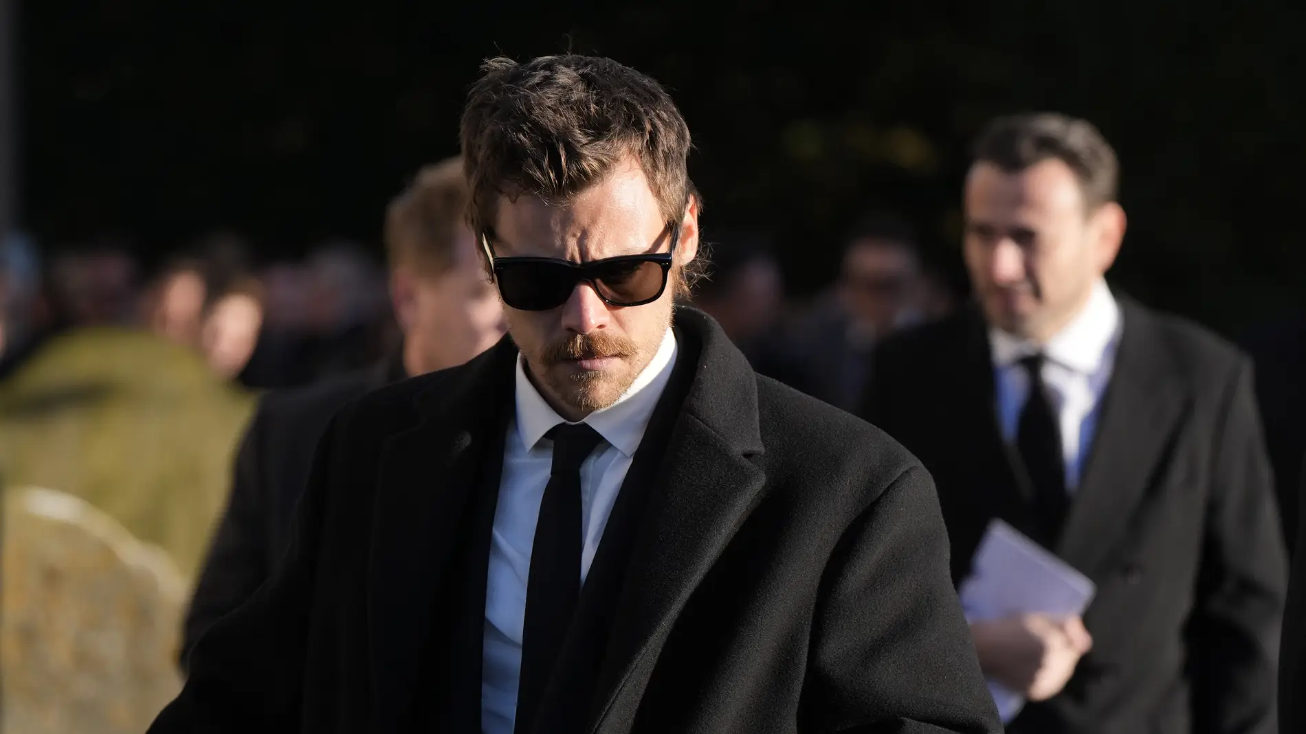 Harry Styles en el funeral de Liam Payne Harry Styles en el funeral de Liam Payne