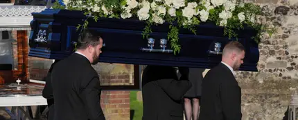 El ataúd de Liam Payne El ataúd de Liam Payne