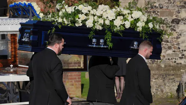 El ataúd de Liam Payne