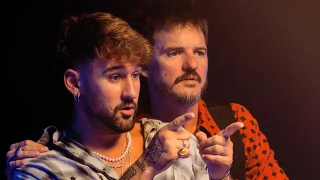 Coque Malla y Dani Fernández, en una imagen promocional de 'Extraterrestre'