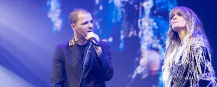 La puertorriqueña Kany García con Dani Martín en el Movistar Arena de Madrid La puertorriqueña Kany García con Dani Martín en el Movistar Arena de Madrid