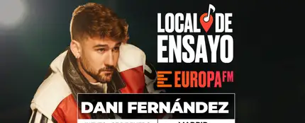 Dani Fernández, primer artista del Local de Ensayo Europa FM Dani Fernández, primer artista del Local de Ensayo Europa FM