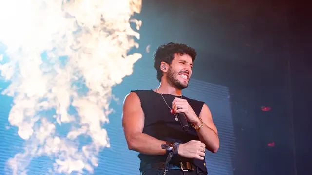 Sebastián Yatra en su concierto en Zaragoza en 2024