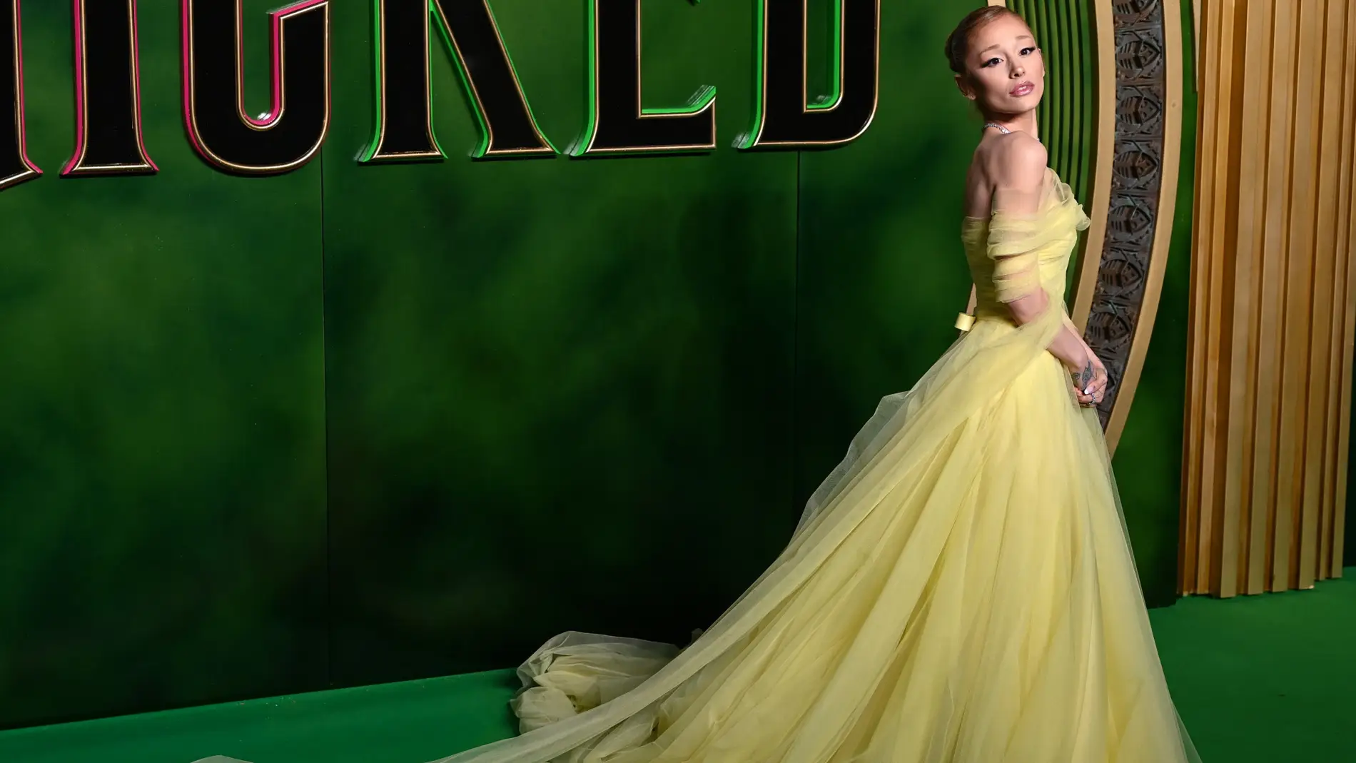 Ariana Grande, en la presentación de 'Wicked' el 18 de noviembre de 2024 Ariana Grande, en la presentación de 'Wicked' el 18 de noviembre de 2024
