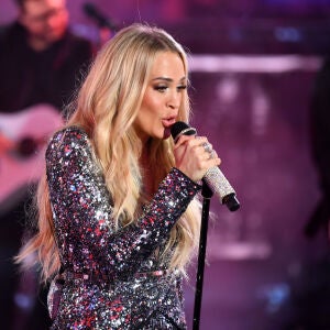 La cantante country Carrie Underwood, en un evento el 31 de diciembre de 2024.