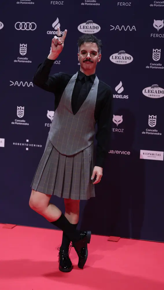 Javier Giner en la alfombra roja de los Premios Feroz 2025 Javier Giner en la alfombra roja de los Premios Feroz 2025