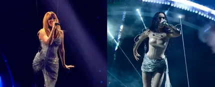 Edurne, en el Benidorm Fest 2025 y Katy Perry, en los VMAs 2024 Edurne, en el Benidorm Fest 2025 y Katy Perry, en los VMAs 2024