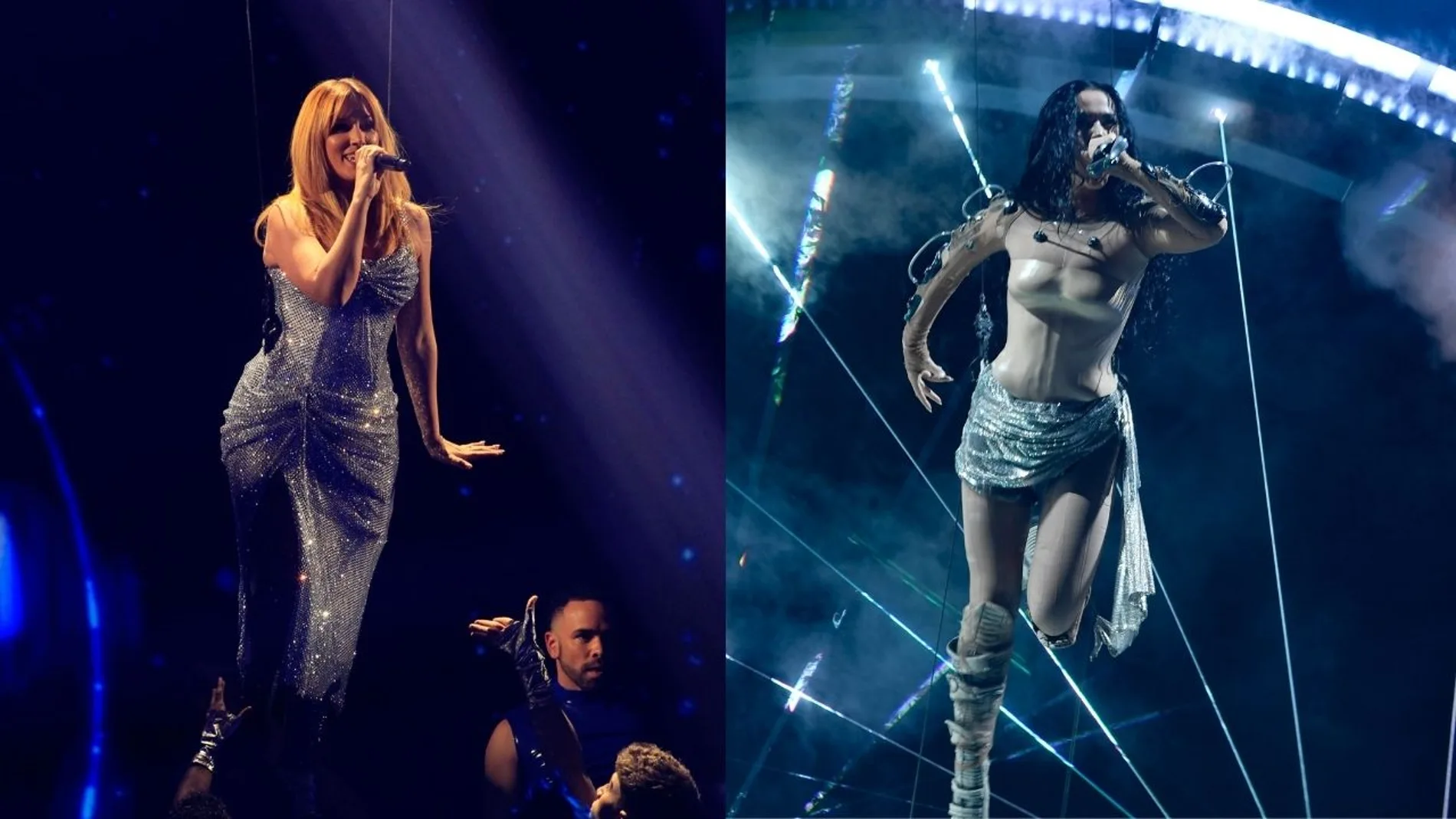 Edurne, en el Benidorm Fest 2025 y Katy Perry, en los VMAs 2024 Edurne, en el Benidorm Fest 2025 y Katy Perry, en los VMAs 2024