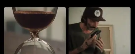 Leiva, en el vídeo de 'Caída Libre' con Robe Leiva, en el vídeo de 'Caída Libre' con Robe