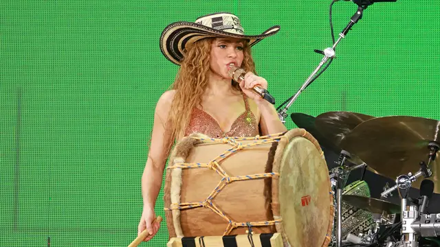 Shakira en su concierto en Barranquilla