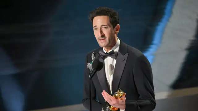 Adrien Brody, ganador a Mejor actor protagonista en los Premios Oscar 2025 por 'The Brutalist'