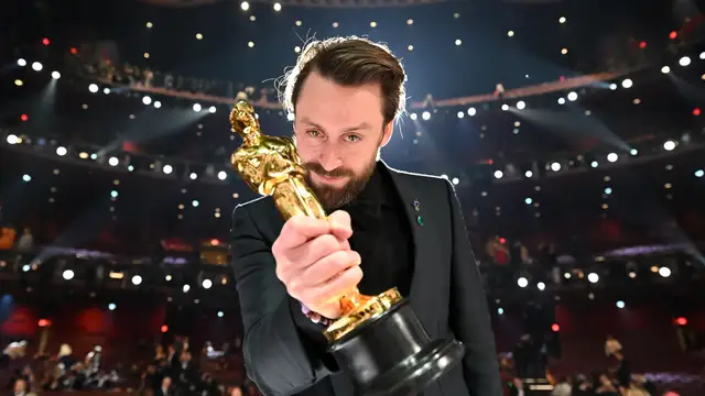 Kieran Culkin, ganador del Oscar 2025 a Mejor actor de reparto por 'A Real Pain'