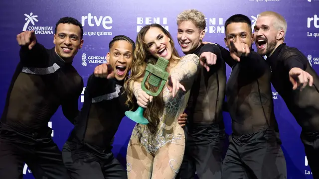 Melody y sus cinco bailarines para el Benidorm Fest 2025