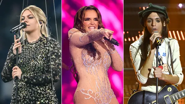 Louane (Francia), Melody (España) y Lucio Corsi (Italia), tres representantes de Eurovisión 2025