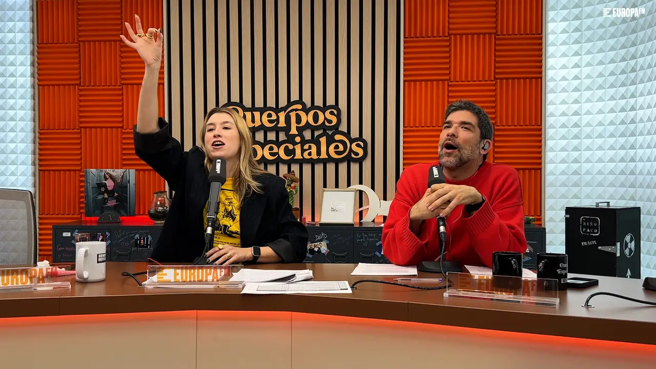 Eva Soriano con Nacho García en Cuerpos especiales Eva Soriano con Nacho García en Cuerpos especiales