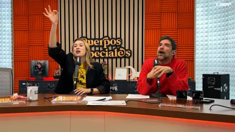 Eva Soriano con Nacho García en Cuerpos especiales Eva Soriano con Nacho García en Cuerpos especiales