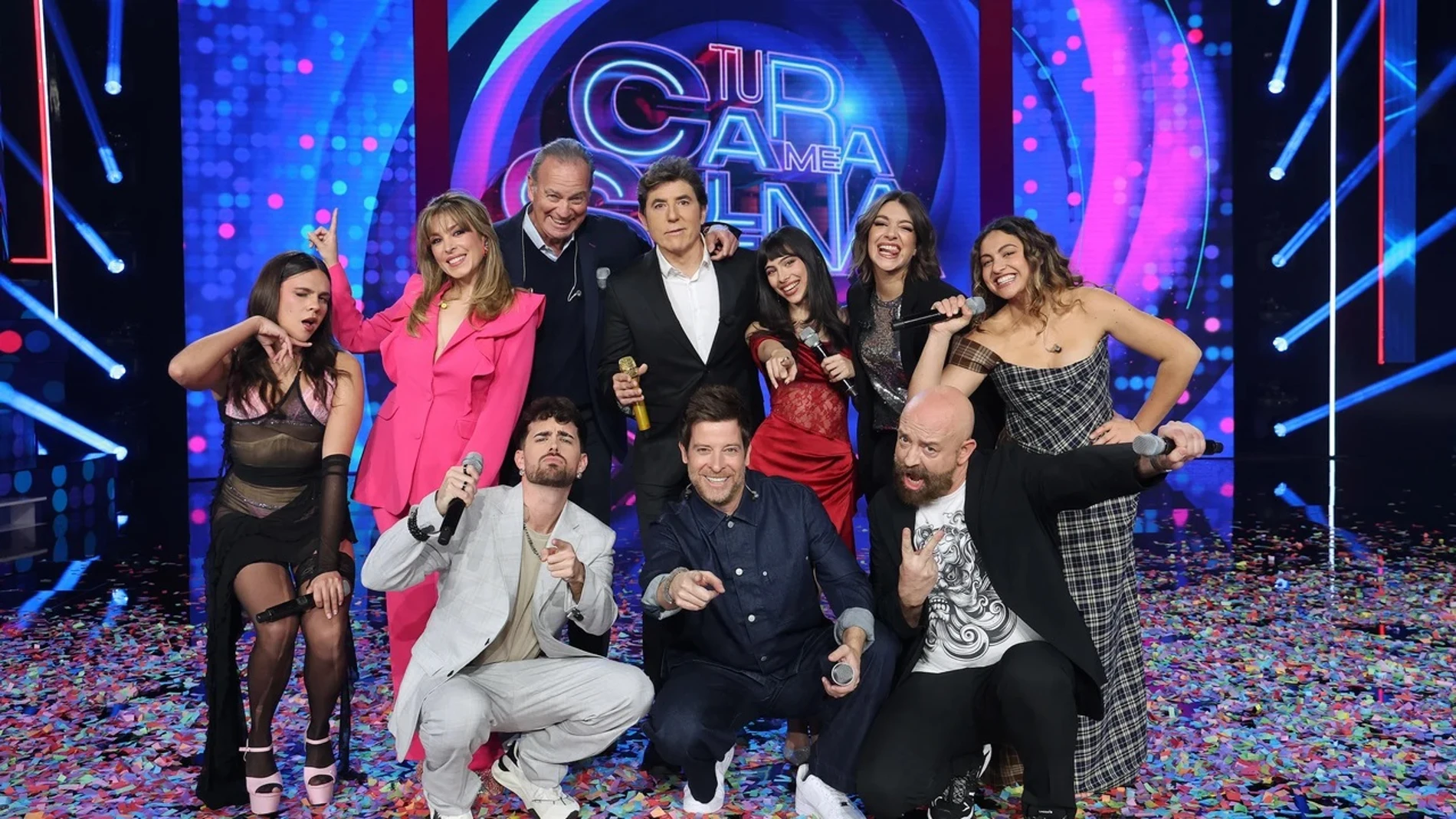 Manel Fuentes y los concursantes de 'Tu cara me suena 12' Manel Fuentes y los concursantes de 'Tu cara me suena 12'