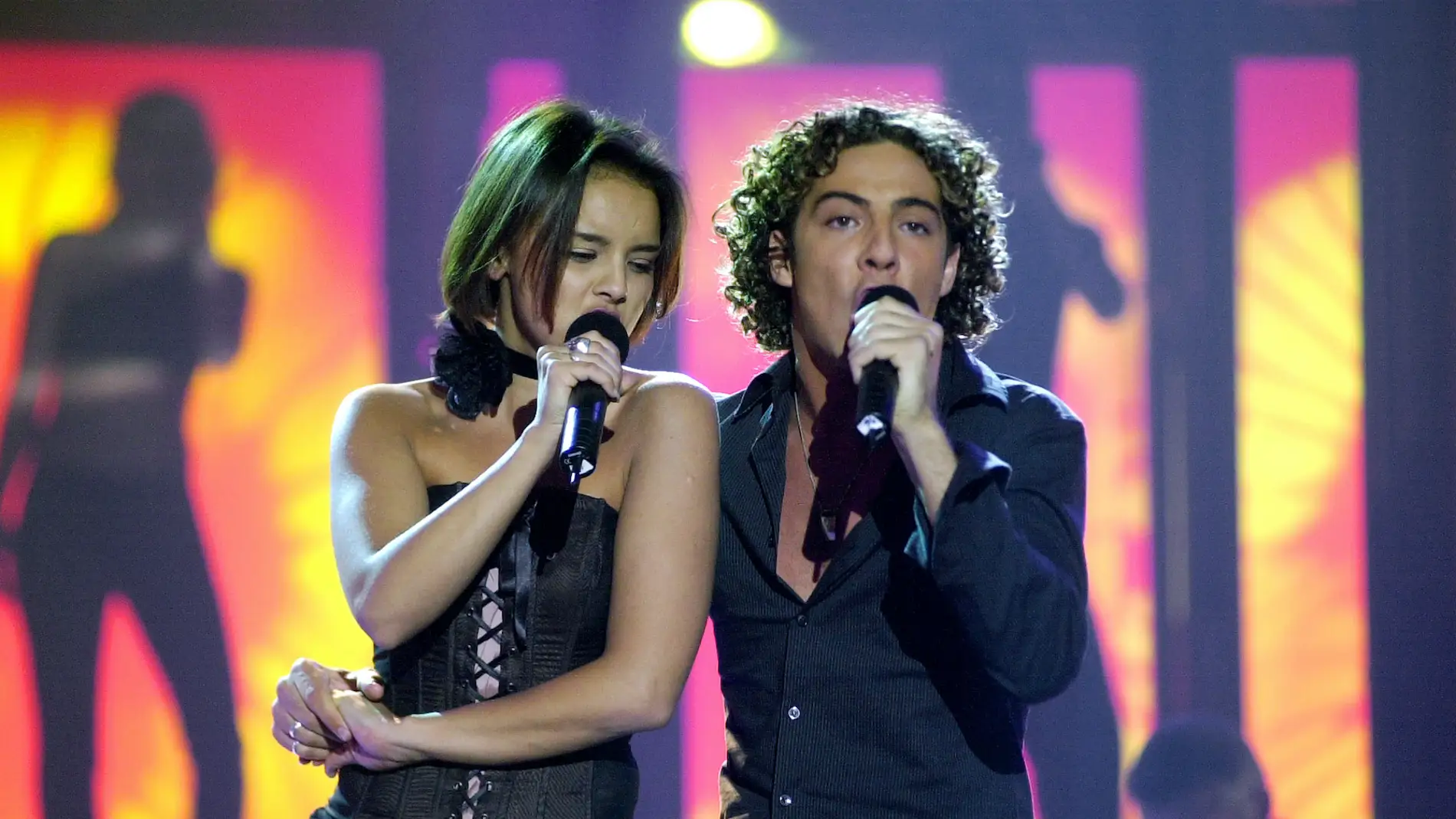 Chenoa y Bisbal en Operación Triunfo Chenoa y Bisbal en Operación Triunfo