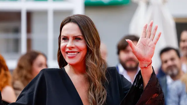 Karla Sofía Gascón en el Festival de cine de Málaga