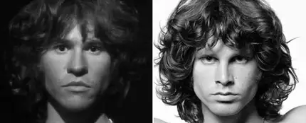 Val Kilmer como Jim Morrison en el biopic de The Doors Val Kilmer como Jim Morrison en el biopic de The Doors