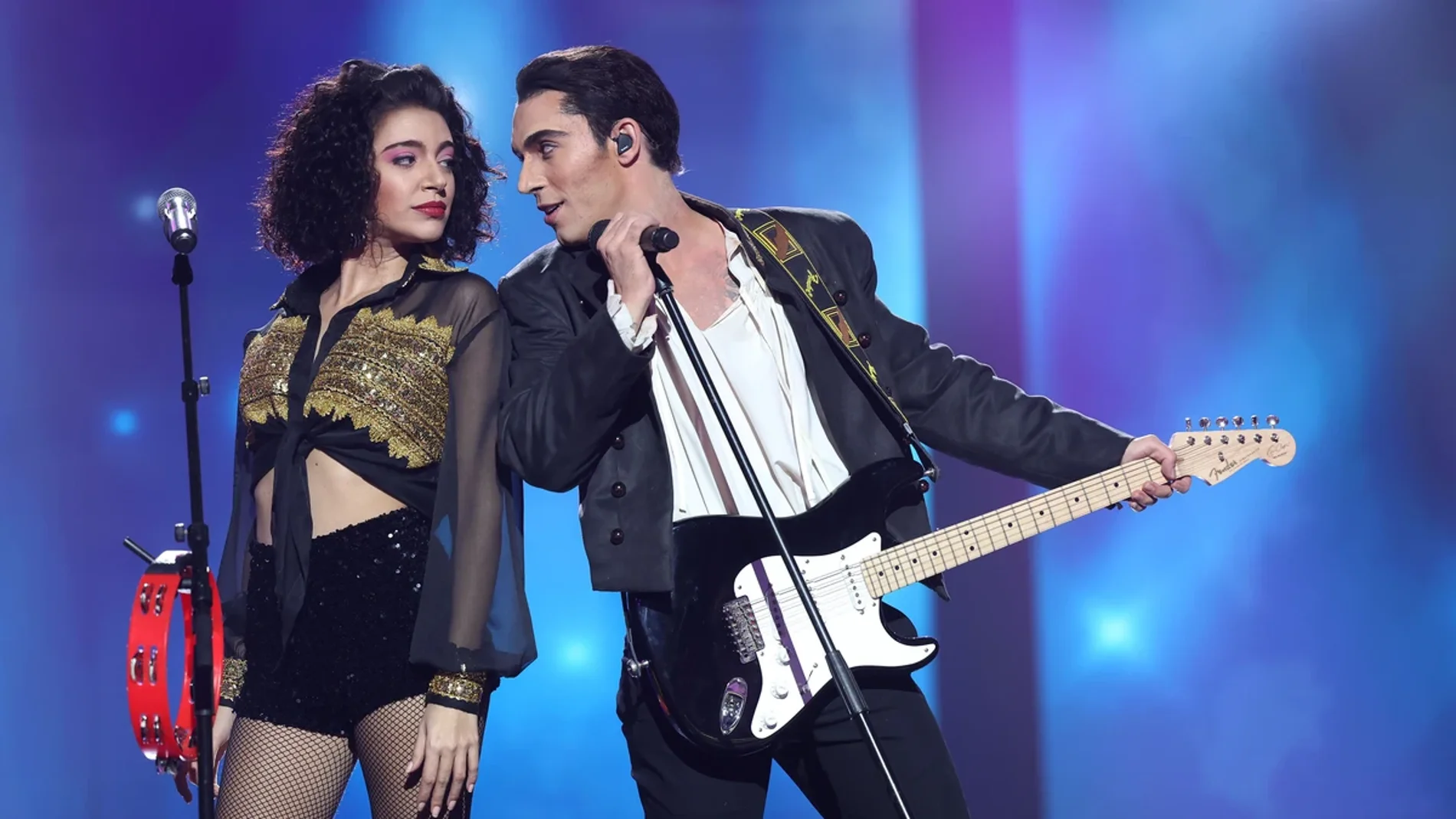 Ana Guerra y Víctor Elías como Amistades Peligrosas en 'Tu cara me suena' Ana Guerra y Víctor Elías como Amistades Peligrosas en 'Tu cara me suena'