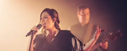 Leire Martínez en un concierto en 2021 Leire Martínez en un concierto en 2021