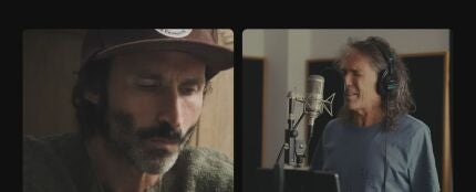 Leiva, con Robe Iniesta