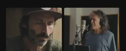 Leiva, con Robe Iniesta Leiva, con Robe Iniesta