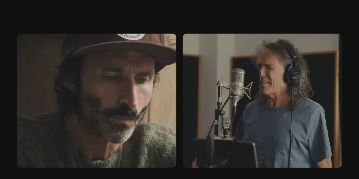 Leiva, con Robe Iniesta