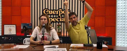 Eva Soriano y Nacho García en Cuerpos especiales Eva Soriano y Nacho García en Cuerpos especiales