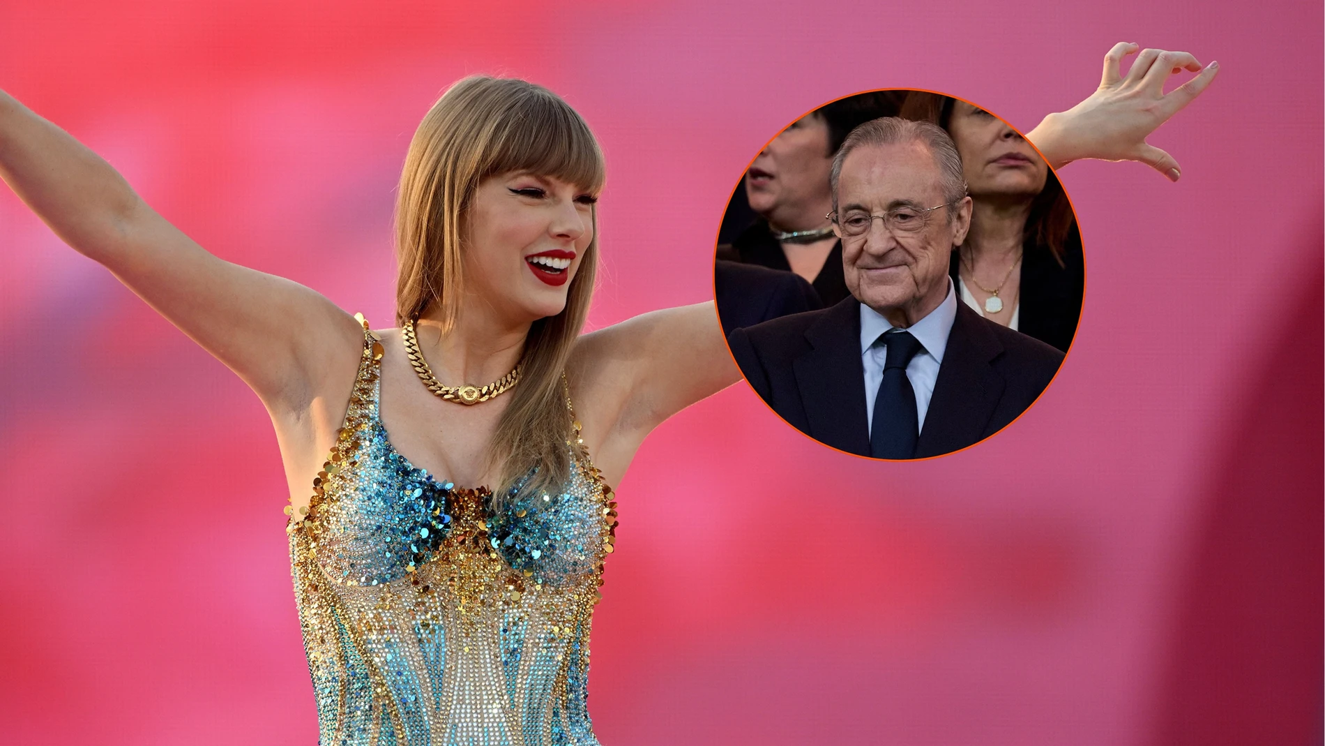 Taylor Swift y Florentino Pérez, un montaje de Europa FM Taylor Swift y Florentino Pérez, un montaje de Europa FM