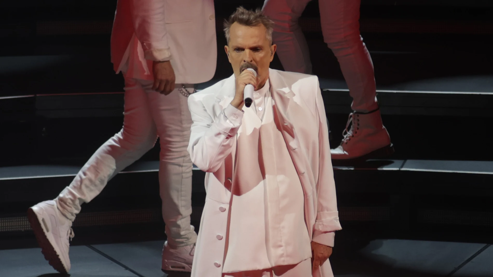 El cantante Miguel Bosé en un concierto en México El cantante Miguel Bosé en un concierto en México