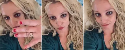 Britney Spears en un vídeo publicando en su perfil de Instagram Britney Spears en un vídeo publicando en su perfil de Instagram