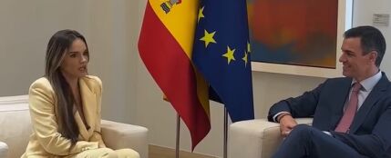 Pedro Sánchez y Melody 