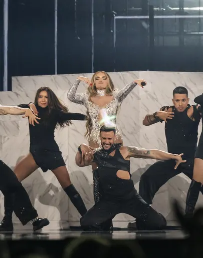 Melody, en la primera semifinal de Eurovisión 2025. Melody, en la primera semifinal de Eurovisión 2025.
