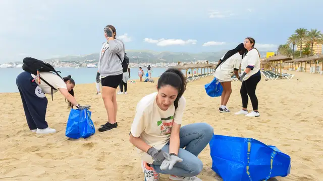 Activamos la ALERTA ECO de Europa FM en la playa de Palma