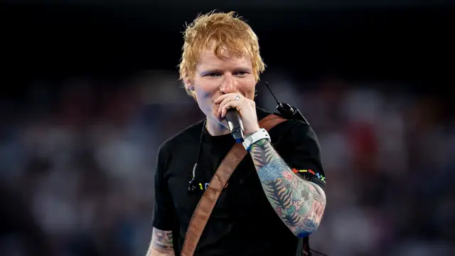 Ed Sheeran en el Metropolitano de Madrid