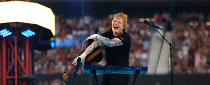 Ed Sheeran en su primer concierto en el Metropolitano Ed Sheeran en su primer concierto en el Metropolitano