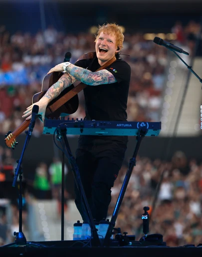 Ed Sheeran en su primer concierto en el Metropolitano Ed Sheeran en su primer concierto en el Metropolitano