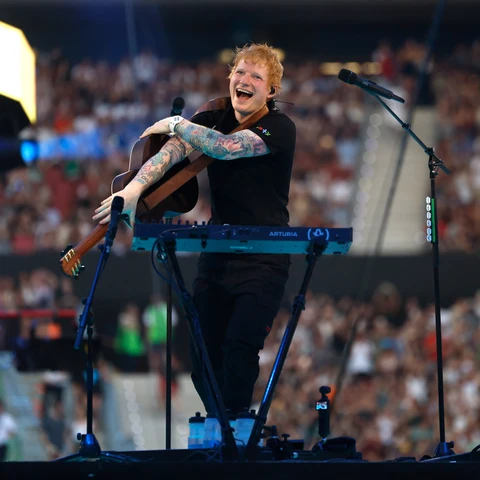 Ed Sheeran en su primer concierto en el Metropolitano Ed Sheeran en su primer concierto en el Metropolitano