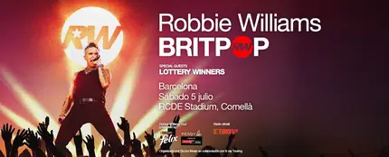 Robbie Williams, en Barcelona con Europa FM Robbie Williams, en Barcelona con Europa FM
