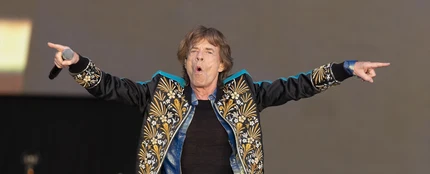 Mick Jagger durante un concierto de The Rolling Stones Mick Jagger durante un concierto de The Rolling Stones