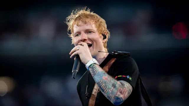 Ed Sheeran en el Metropolitano de Madrid