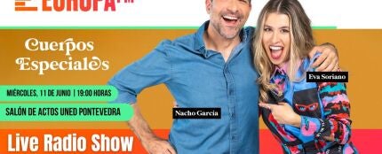 Eva Soriano y Nacho García te invitan al liveshow de 'Cuerpos especiales' en Pontevedra