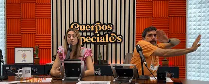 Eva Soriano y Nacho García en Cuerpos especiales Eva Soriano y Nacho García en Cuerpos especiales