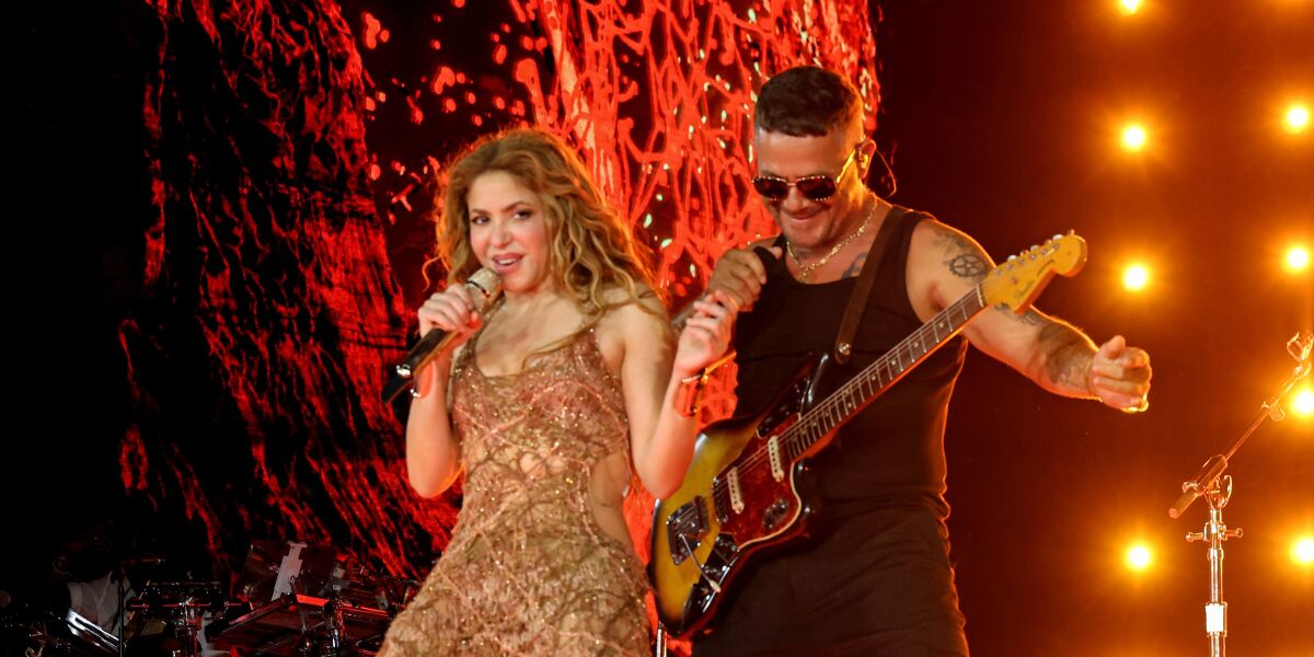 Alejandro Sanz y Shakira en Miami