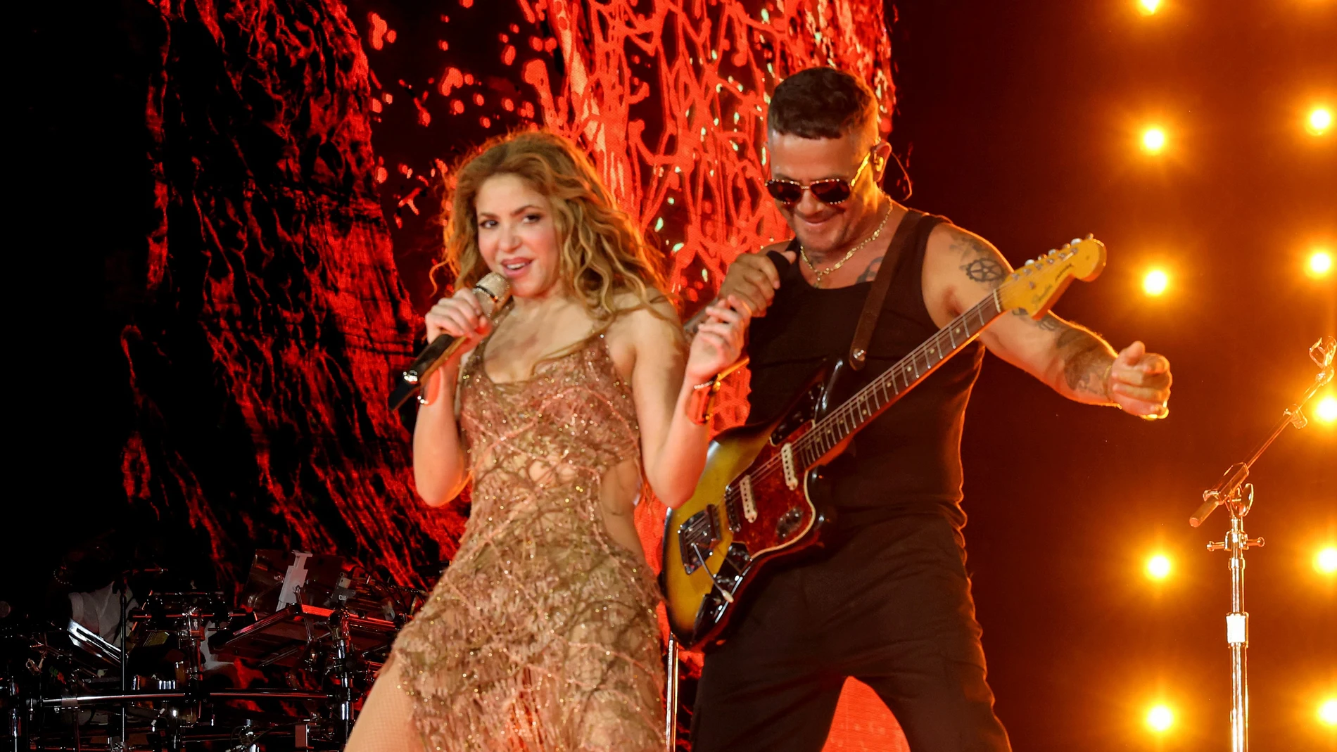 Alejandro Sanz y Shakira en Miami Alejandro Sanz y Shakira en Miami