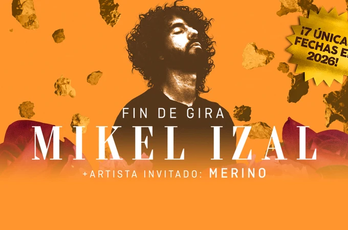 Mikel Izal anuncia el Fin de Gira 'El Miedo y el Paraíso' con siete únicos conciertos en 2026 Mikel Izal anuncia el Fin de Gira 'El Miedo y el Paraíso' con siete únicos conciertos en 2026